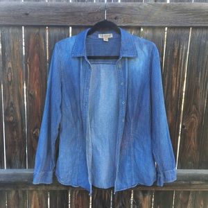 Jean Button-Up